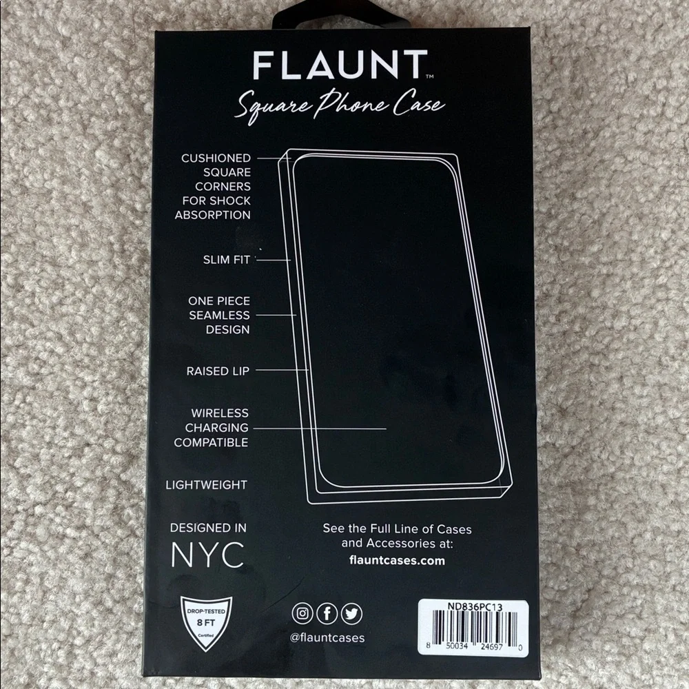 Square Phone Case for iPhone 13/14/16e- Nude - Picture 2 of 3